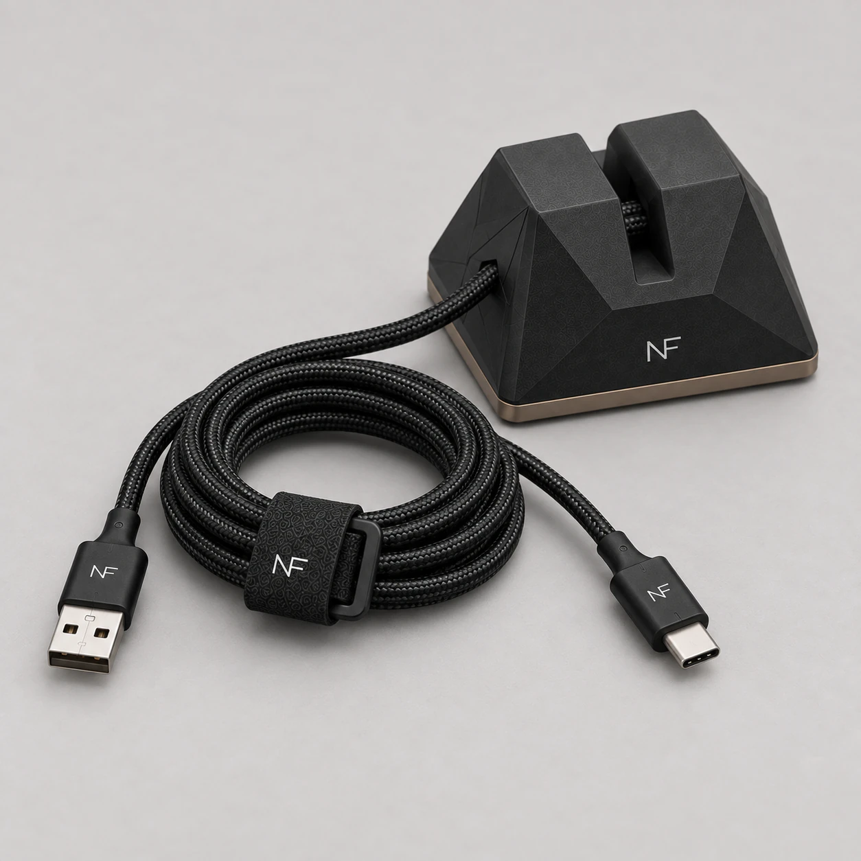 GRIP P1 PLAYER KIT — Installed cable-routing example